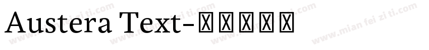 Austera Text字体转换
